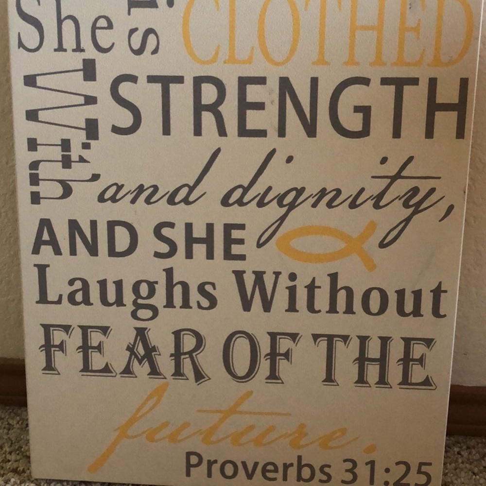 Square wall sign 40x48 cm